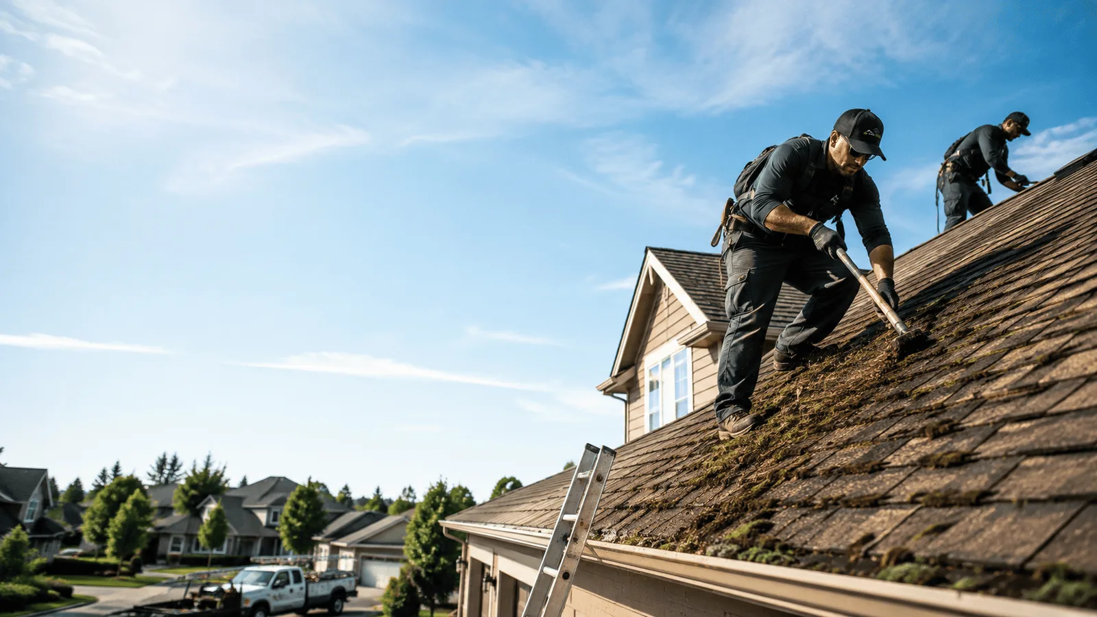 Roof Moss Removal in Colfax, IL near me